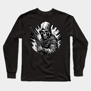 Grim reaper rifle Long Sleeve T-Shirt